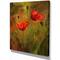 Designart - Watercolor Poppy Flowers - Floral Art Canvas Print